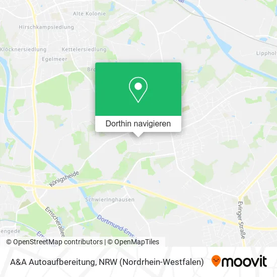 A&A Autoaufbereitung Karte