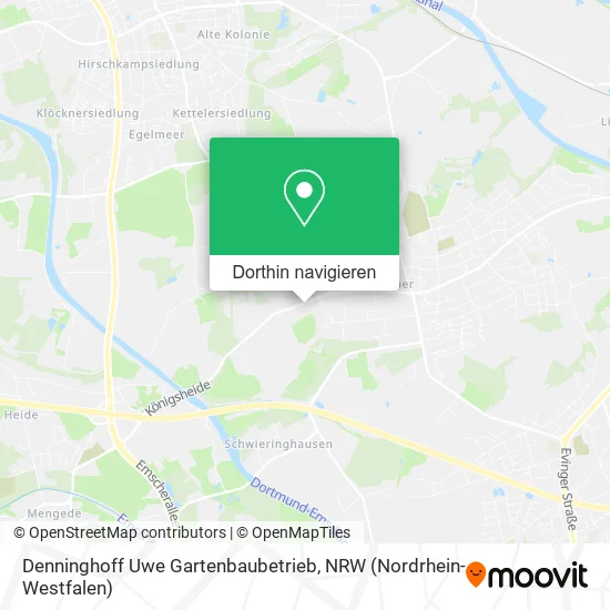 Denninghoff Uwe Gartenbaubetrieb Karte