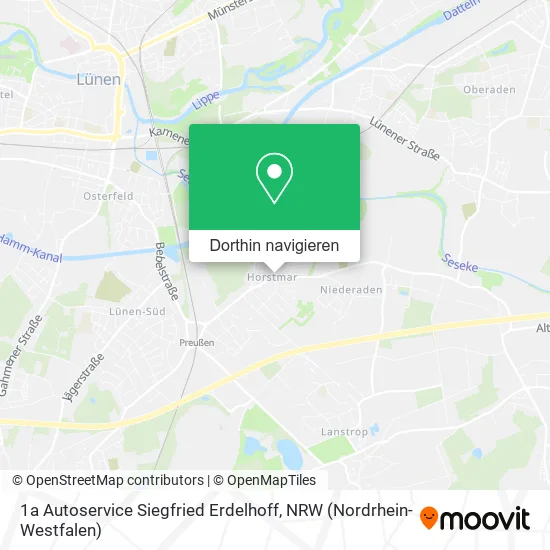 1a Autoservice Siegfried Erdelhoff Karte