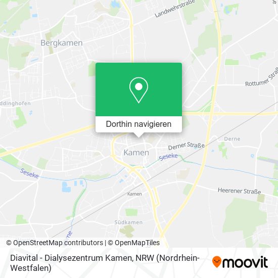 Diavital - Dialysezentrum Kamen Karte