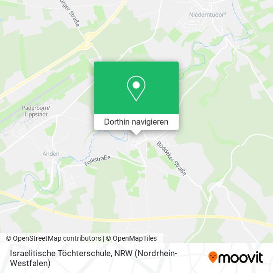 Israelitische Töchterschule Karte