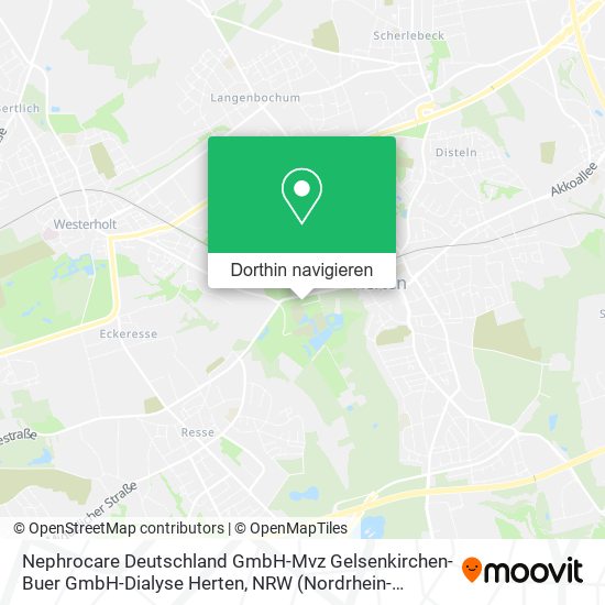 Nephrocare Deutschland GmbH-Mvz Gelsenkirchen-Buer GmbH-Dialyse Herten Karte