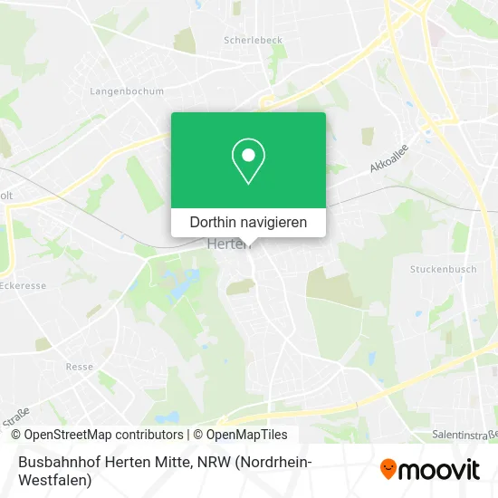 Busbahnhof Herten Mitte Karte