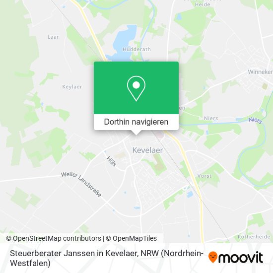 Steuerberater Janssen in Kevelaer Karte