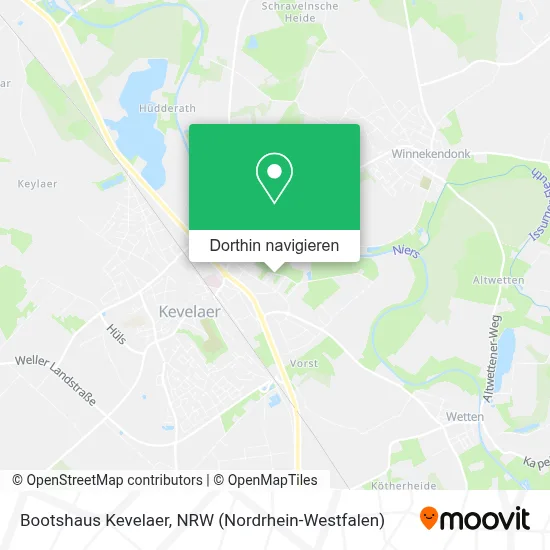 Bootshaus Kevelaer Karte