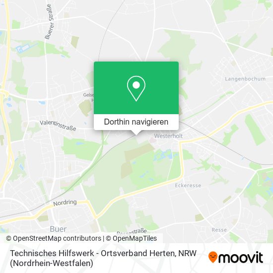 Technisches Hilfswerk - Ortsverband Herten Karte