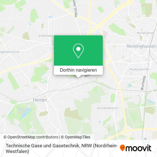 Technische Gase und Gasetechnik Karte