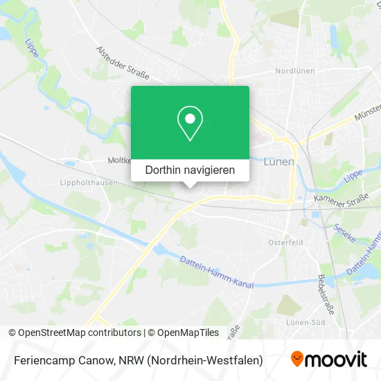 Feriencamp Canow Karte