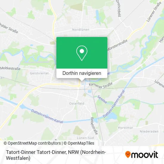 Tatort-Dinner Tatort-Dinner Karte