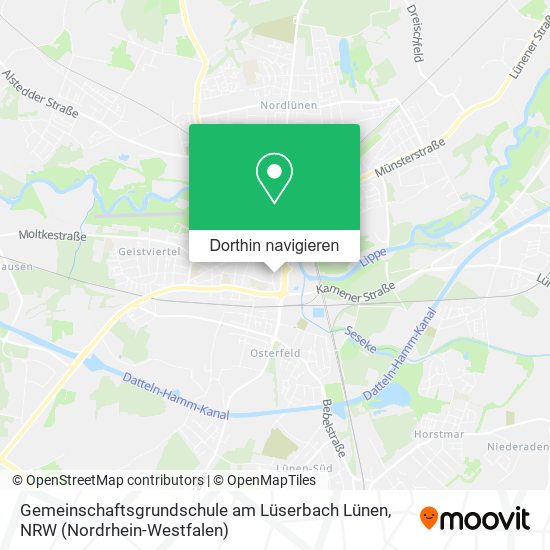 Gemeinschaftsgrundschule am Lüserbach Lünen Karte