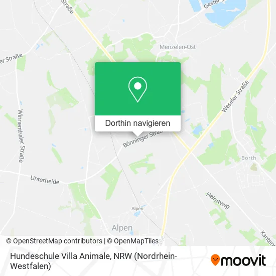 Hundeschule Villa Animale Karte