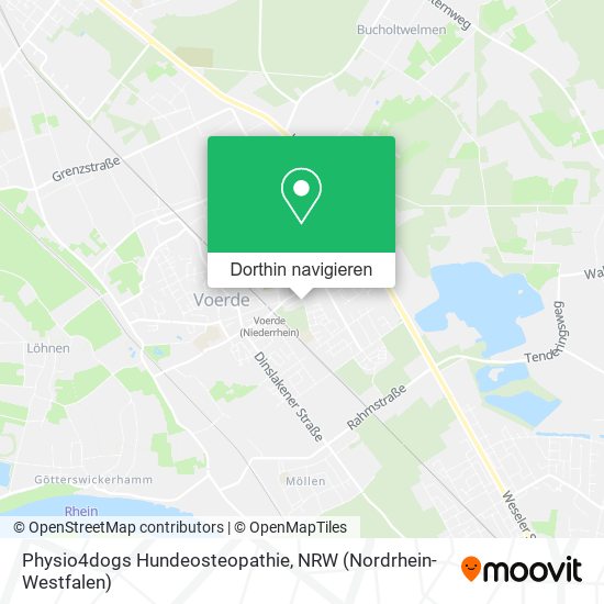 Physio4dogs Hundeosteopathie Karte