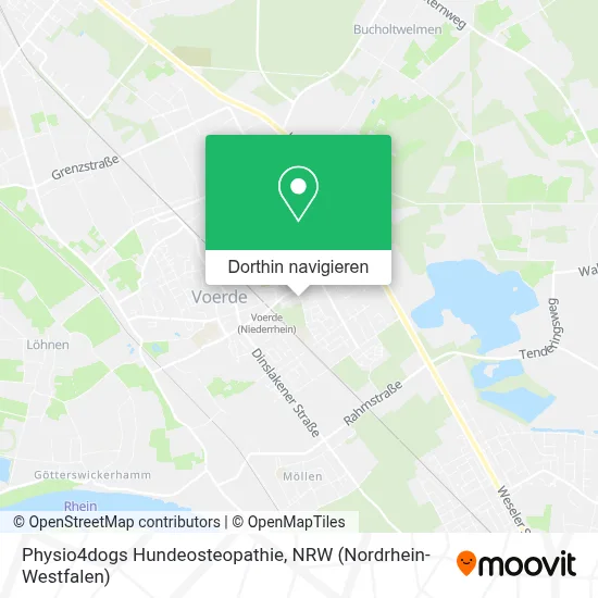 Physio4dogs Hundeosteopathie Karte