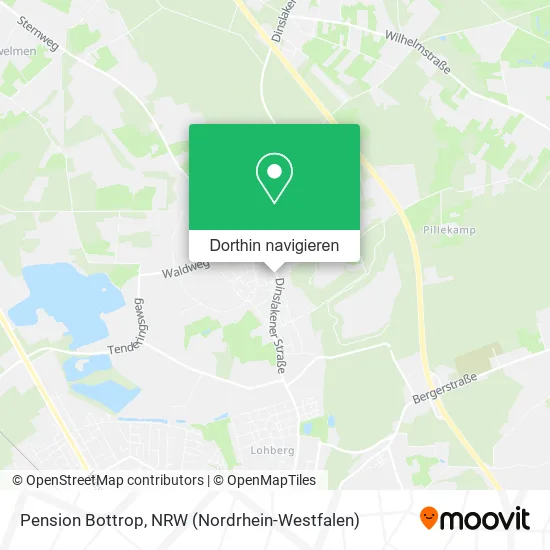 Pension Bottrop Karte