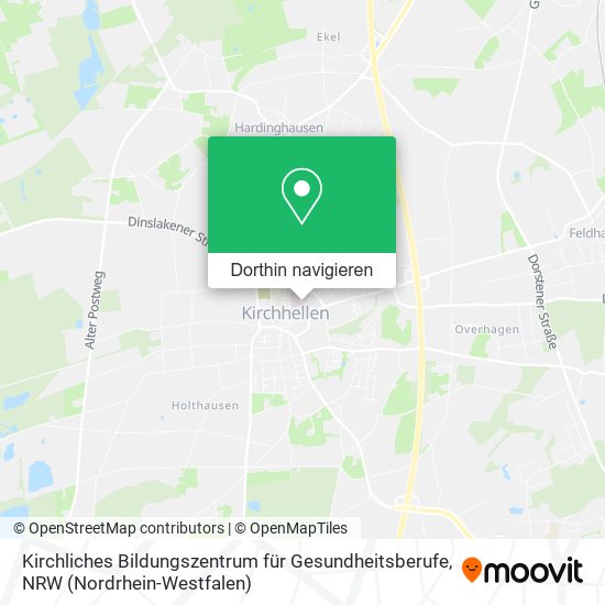 Kirchliches Bildungszentrum für Gesundheitsberufe Karte