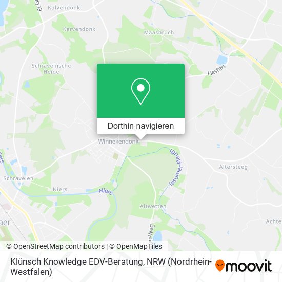 Klünsch Knowledge EDV-Beratung Karte
