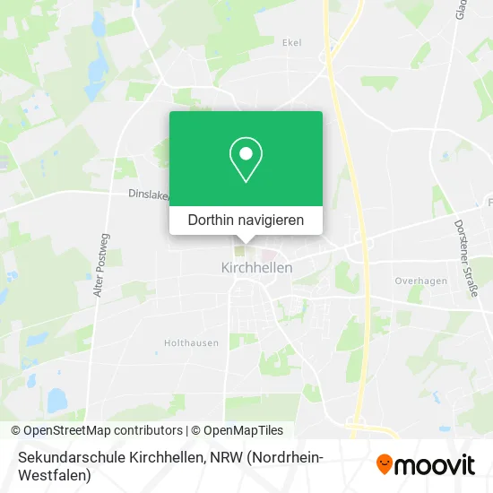 Sekundarschule Kirchhellen Karte