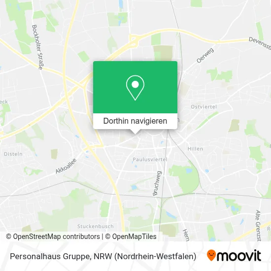 Personalhaus Gruppe Karte