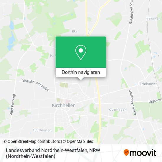 Landesverband Nordrhein-Westfalen Karte