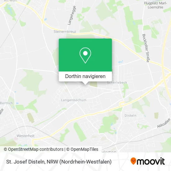 St. Josef Disteln Karte