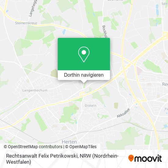 Rechtsanwalt Felix Petrikowski Karte