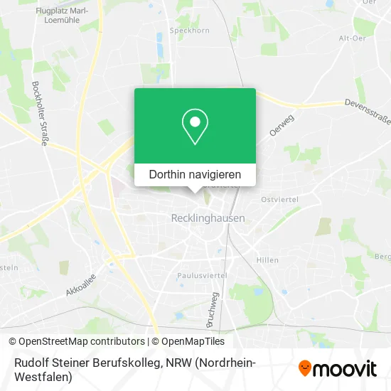 Rudolf Steiner Berufskolleg Karte