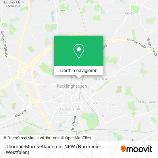 Thomas-Morus-Akademie Karte