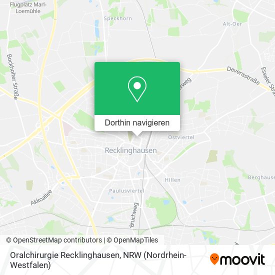 Oralchirurgie Recklinghausen Karte