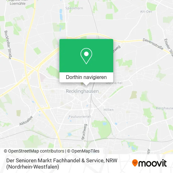 Der Senioren Markt Fachhandel & Service Karte