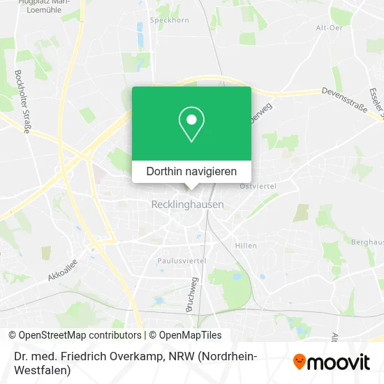 Dr. med. Friedrich Overkamp Karte