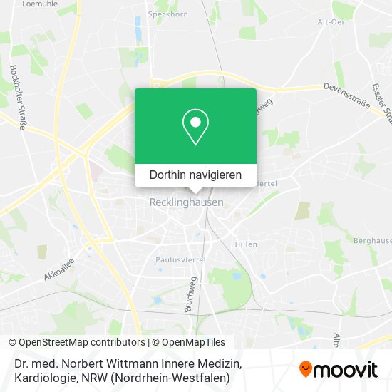 Dr. med. Norbert Wittmann Innere Medizin, Kardiologie Karte