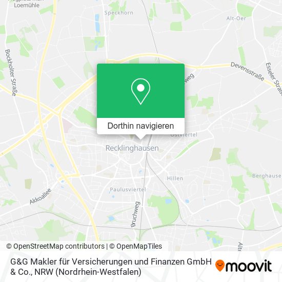 G&G Makler für Versicherungen und Finanzen GmbH & Co. Karte