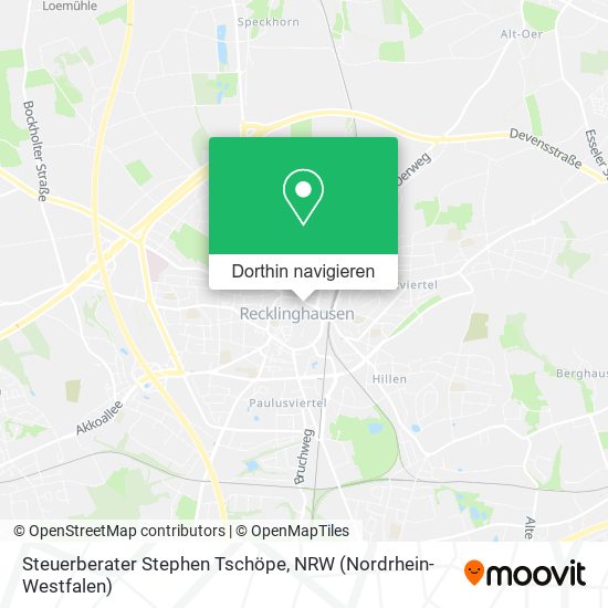 Steuerberater Stephen Tschöpe Karte