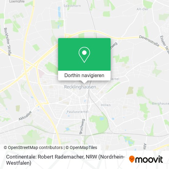 Continentale: Robert Rademacher Karte