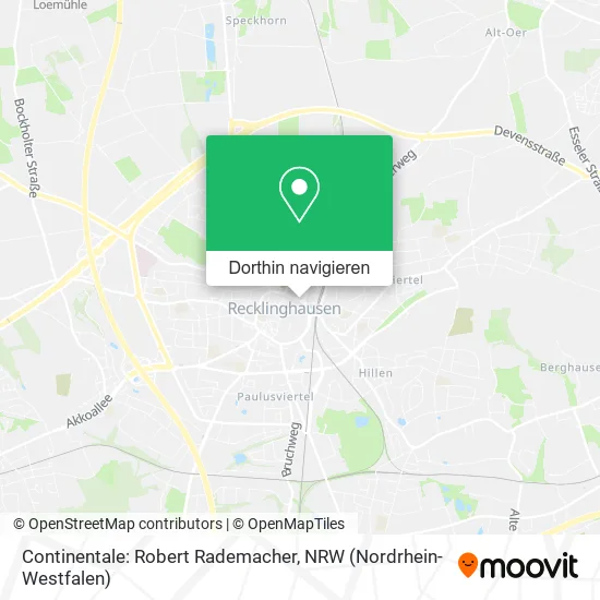 Continentale: Robert Rademacher Karte