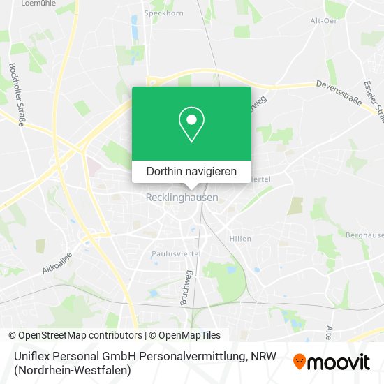 Uniflex Personal GmbH Personalvermittlung Karte