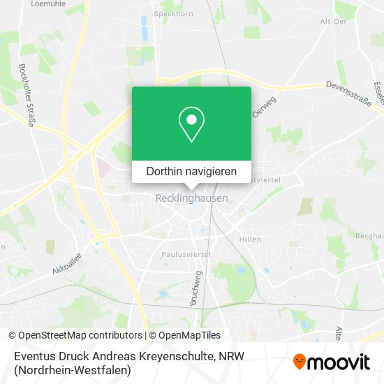 Eventus Druck Andreas Kreyenschulte Karte
