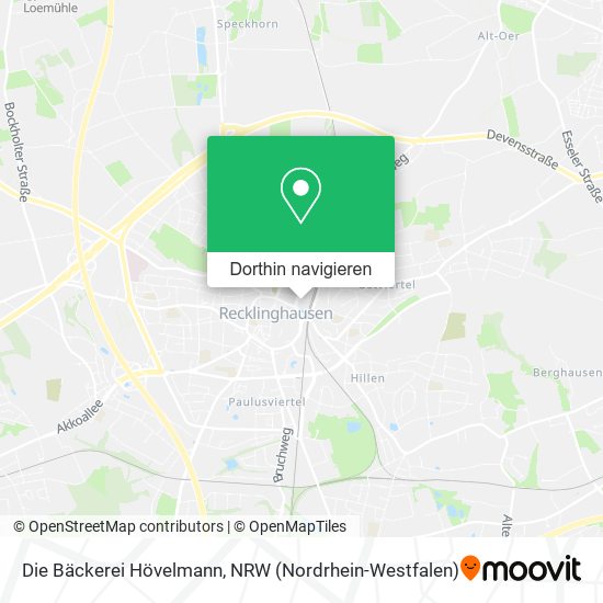 Die Bäckerei Hövelmann Karte