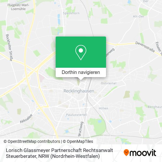 Lorisch Glassmeyer Partnerschaft Rechtsanwalt Steuerberater Karte