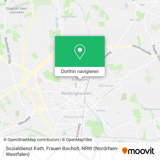 Sozialdienst Kath. Frauen Bocholt Karte