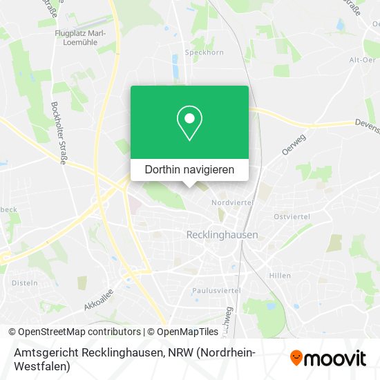 Amtsgericht Recklinghausen Karte