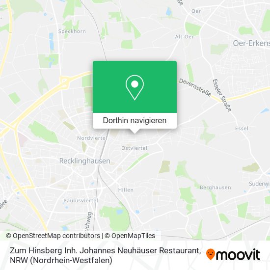 Zum Hinsberg Inh. Johannes Neuhäuser Restaurant Karte