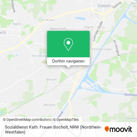 Sozialdienst Kath. Frauen Bocholt Karte