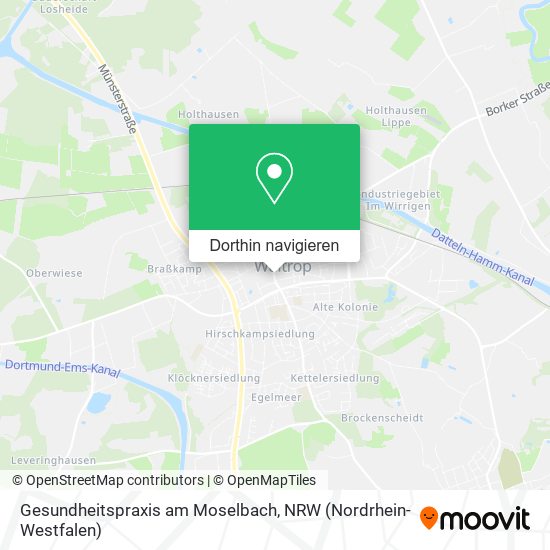 Gesundheitspraxis am Moselbach Karte