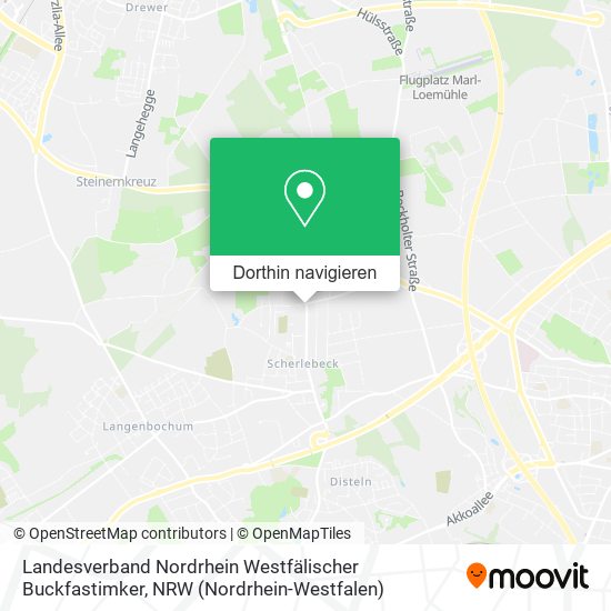 Landesverband Nordrhein Westfälischer Buckfastimker Karte