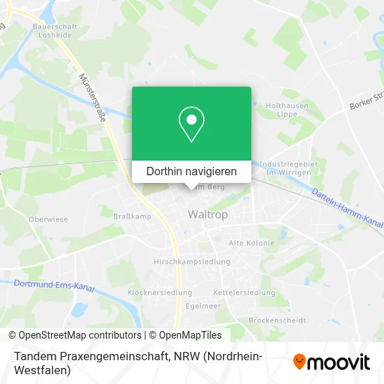 Tandem Praxengemeinschaft Karte