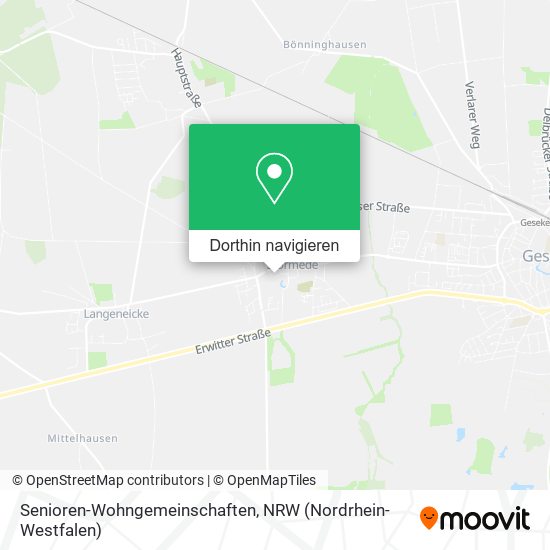 Senioren-Wohngemeinschaften Karte