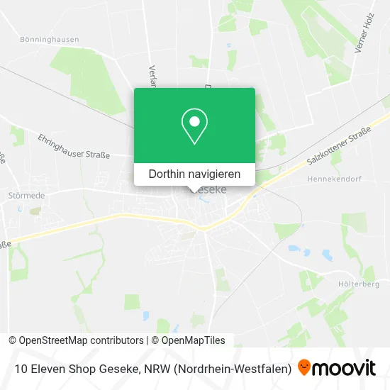 10 Eleven Shop Geseke Karte