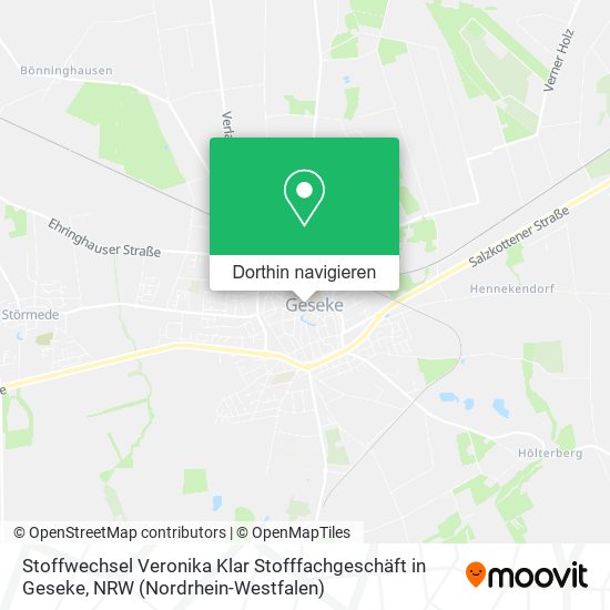 Stoffwechsel Veronika Klar Stofffachgeschäft in Geseke Karte