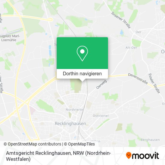 Amtsgericht Recklinghausen Karte